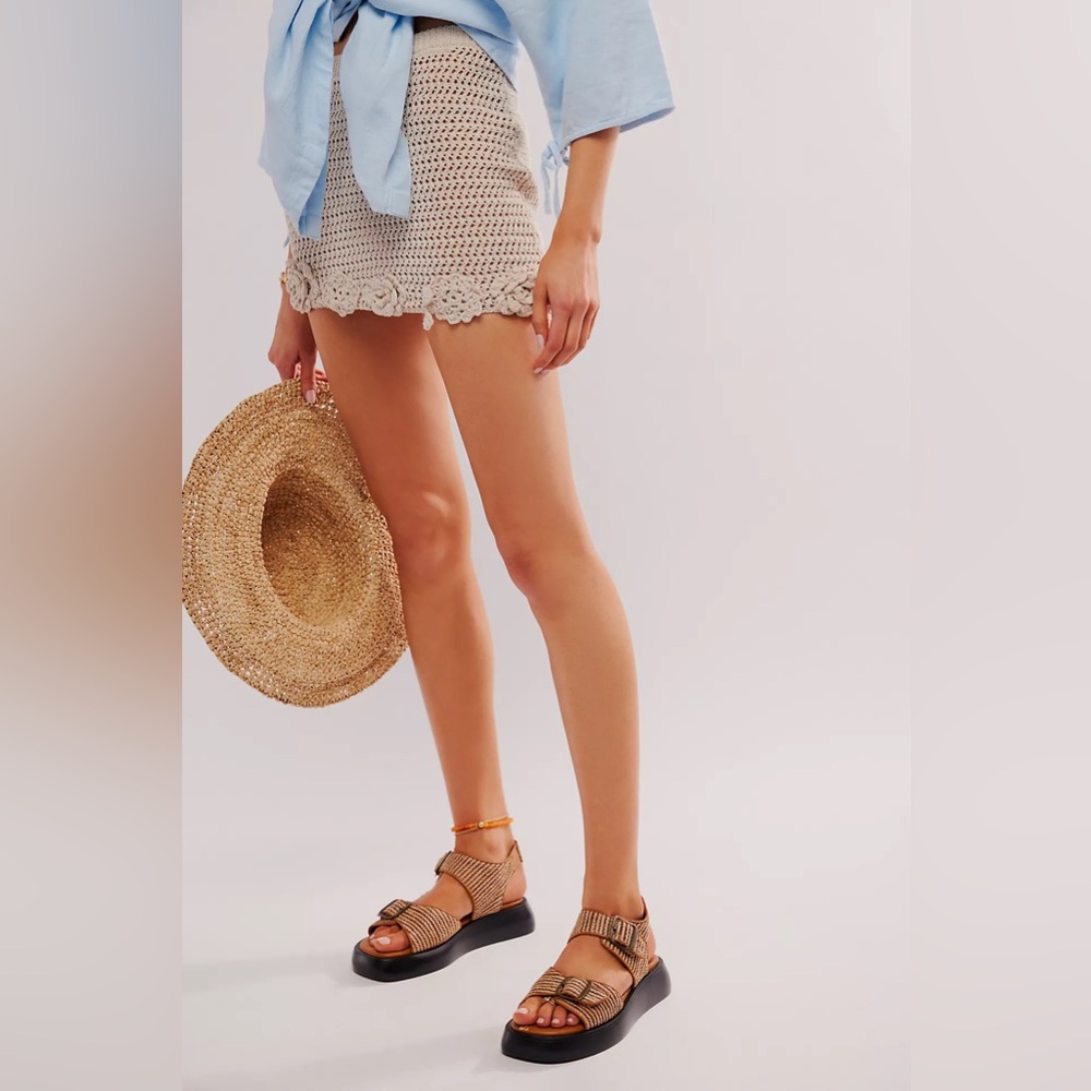 🌻🆕FREE PEOPLE Mandi Weave Sandals-Size 8 - Picture 5 of 17